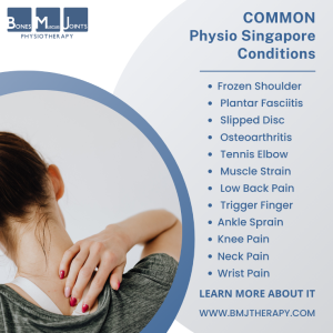 Conditions that can help by Physiotherapy