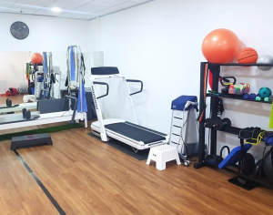 Therapy room at BMJ physiotherapy Tampines branch